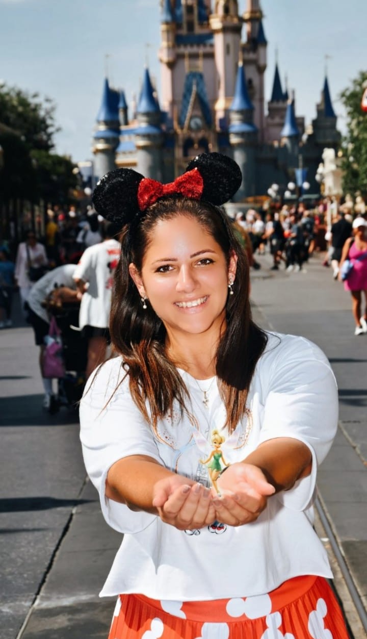 Camila Pires na Disney hoje, à frente da CPTravel Orlando